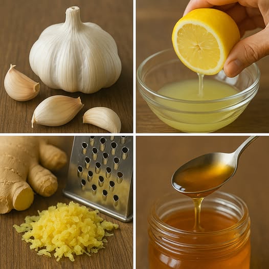 Garlic, Lemon Juice, Grated Ginger and Honey: Just One Teaspoon Every Day, and Prepare to Be Amazed – How to Prepare It 🍋