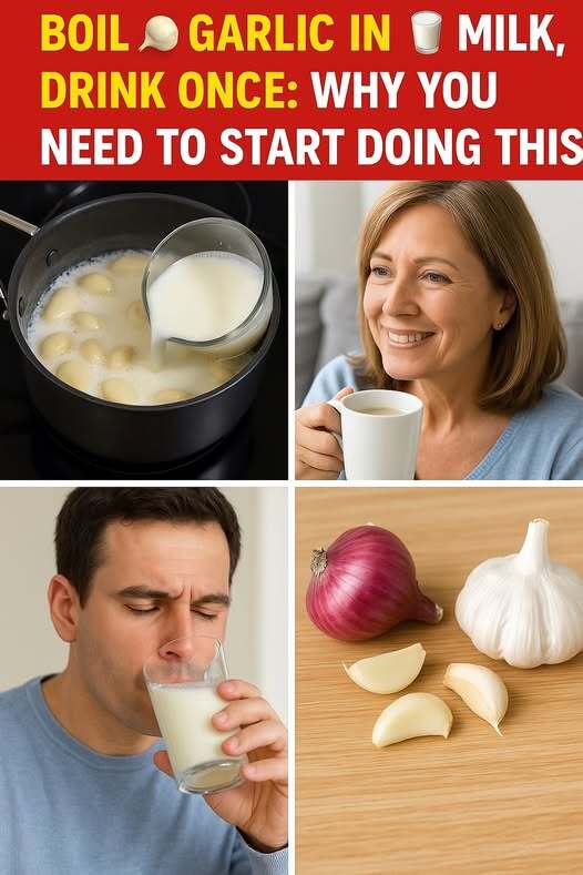 Garlic in Milk to Boil Benefits