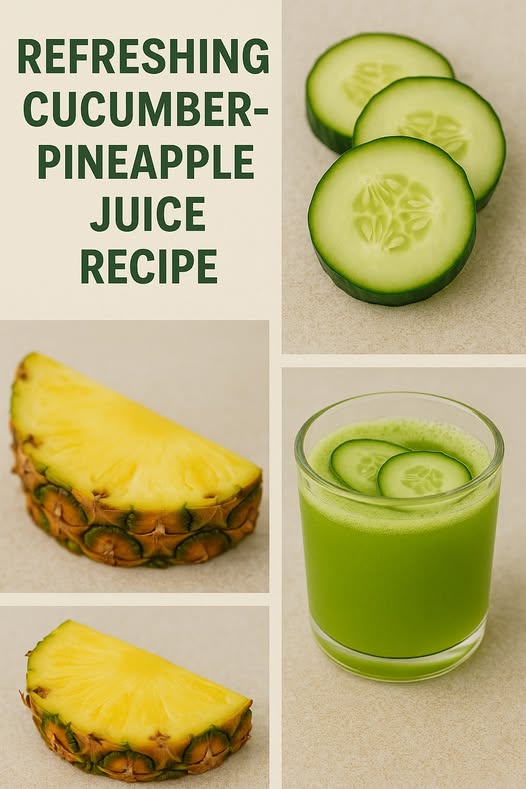Refreshing Cucumber and Pineapple Juice Recipe