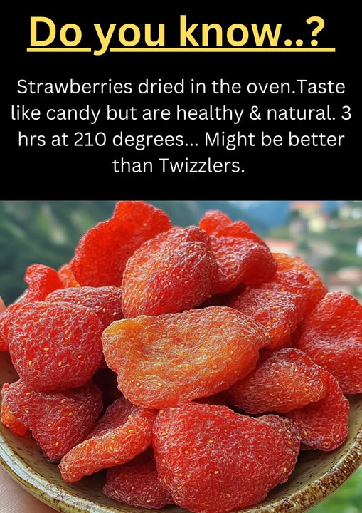 How to Make Oven-Dried Strawberries at Home