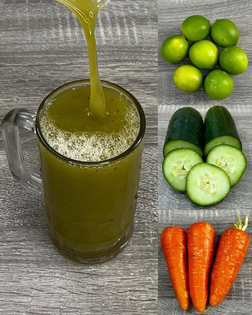 Super Detox with Lime, Cucumber, and Carrots: A Simple Natural Boost