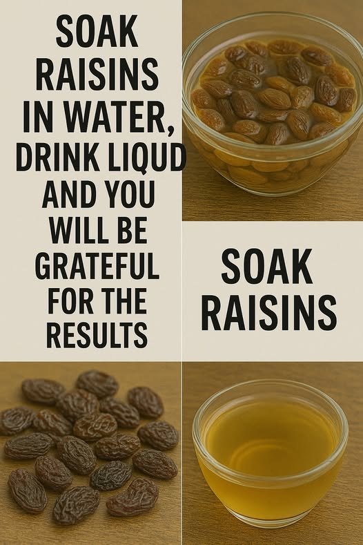 Soak Raisins in Water: A Simple Remedy with Big Benefits