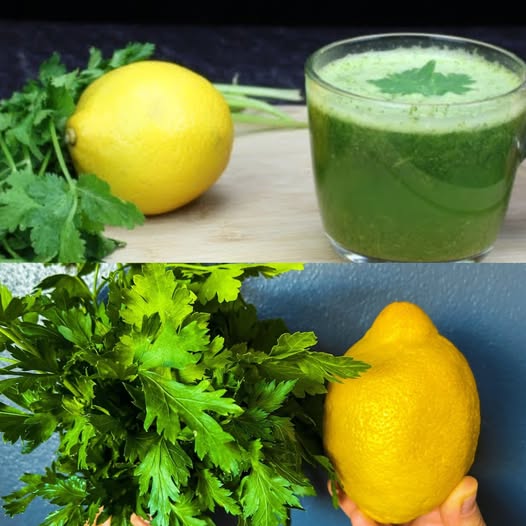 Powerful Liver Cleanse 💚 Just 1 Glass on an Empty Stomach – With Parsley & Lemon