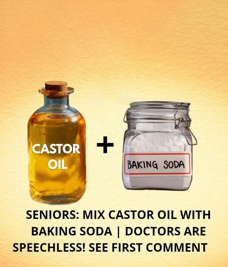 Seniors Are Raving About This Castor Oil + Baking Soda Trick — Doctors Can’t Believe It!
